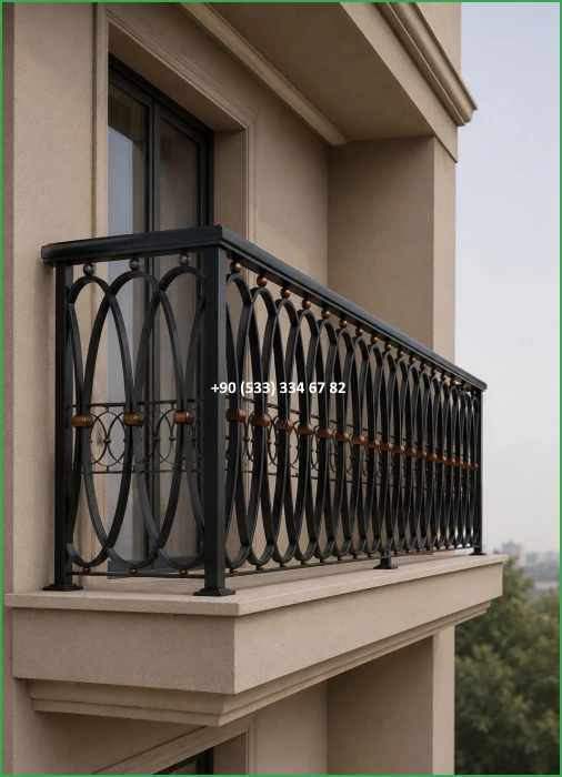 BALKON KORKULUK MODELLERİ-FERFORJE BALKON KORKULUK MODELLERİ-BALKON KORKULUK ÇEŞİTLERİ fiy8658