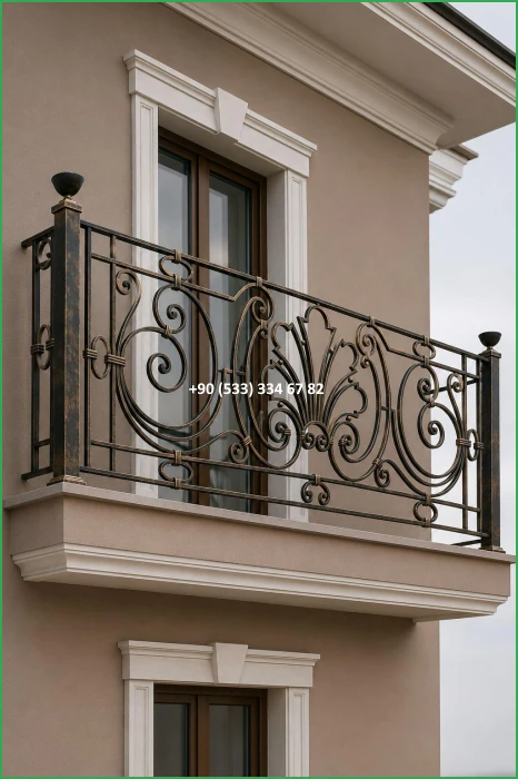 BALKON KORKULUK MODELLERİ-FERFORJE BALKON KORKULUK MODELLERİ-BALKON KORKULUK ÇEŞİTLERİ fiy8659