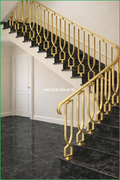 MERDİVEN KORKULUKLARI- MERDİVEN KORKULUK TASARIMI- FERFORJE MERDİVEN KORKULUK MODELLERİ fiy8579