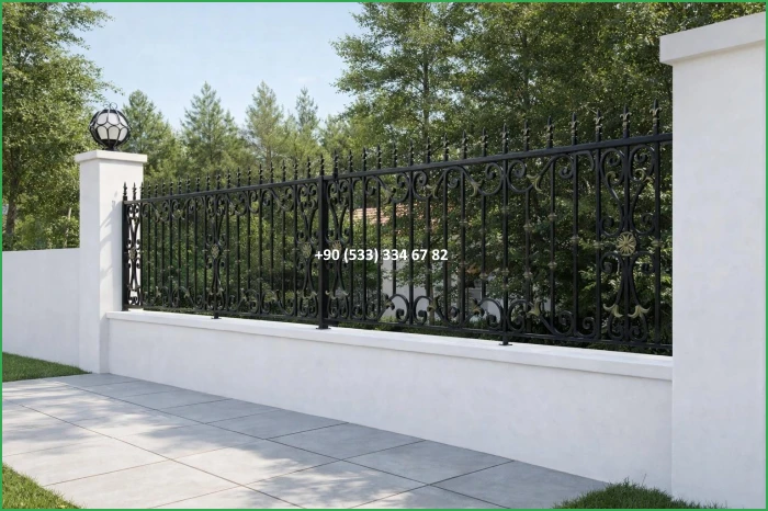 BAHÇE KORKULUKLARI-KORKULUK MODELLERİ-FERFORJE BAHÇE KORKULUK MODELLERİ fiy8435