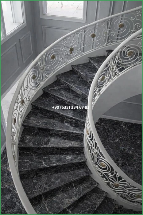 MERDİVEN KORKULUKLARI- MERDİVEN KORKULUK TASARIMI- FERFORJE MERDİVEN KORKULUK MODELLERİ fiy8361