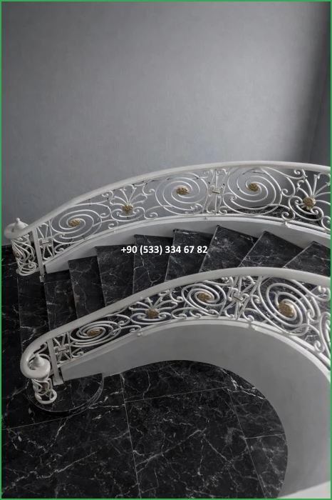 MERDİVEN KORKULUKLARI- MERDİVEN KORKULUK TASARIMI- FERFORJE MERDİVEN KORKULUK MODELLERİ fiy8369